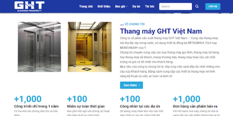 Công ty CP sản xuất thang máy GHT Việt Nam