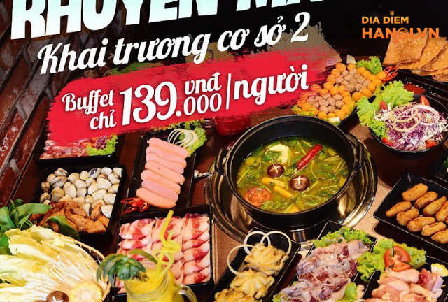 Deli 4B - BBQ & Hotpot buffet nướng Hà Nội được yêu thích nhất ở Hà Nội