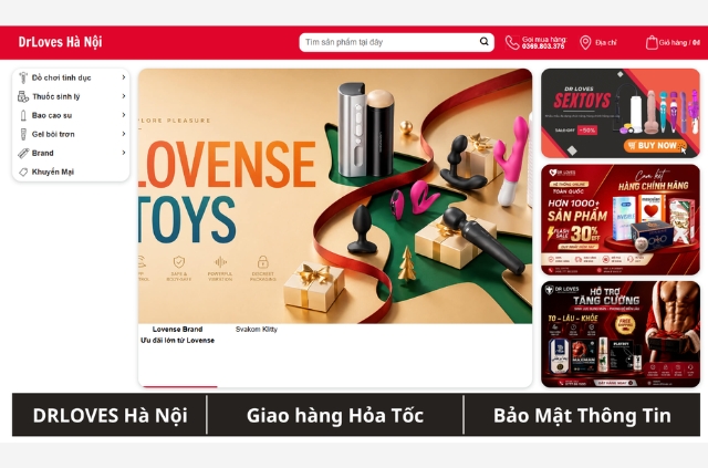 AdultShop Hà Nội – Cung cấp đa dạng sản phẩm từ chất liệu chất lượng và đáng tin cậy